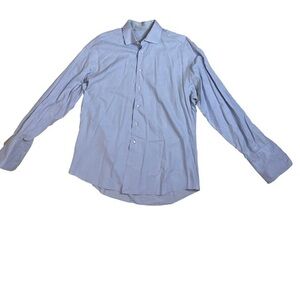 ⭐️ Ermenegildo Zegna formal faint striped dress shirt - size 43/17